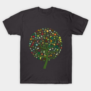 Abstract colorful tree T-Shirt